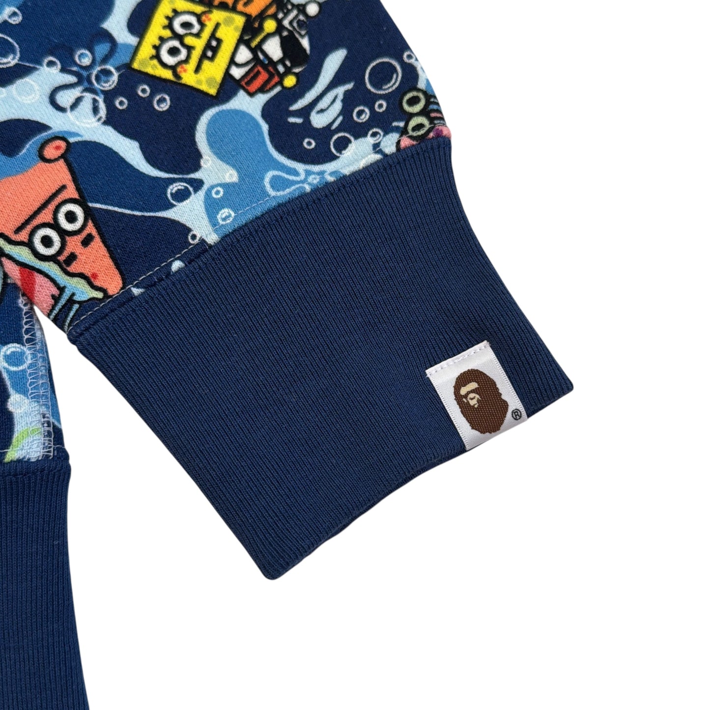 2014 Bape x SpongeBob shark hoodie (Medium)
