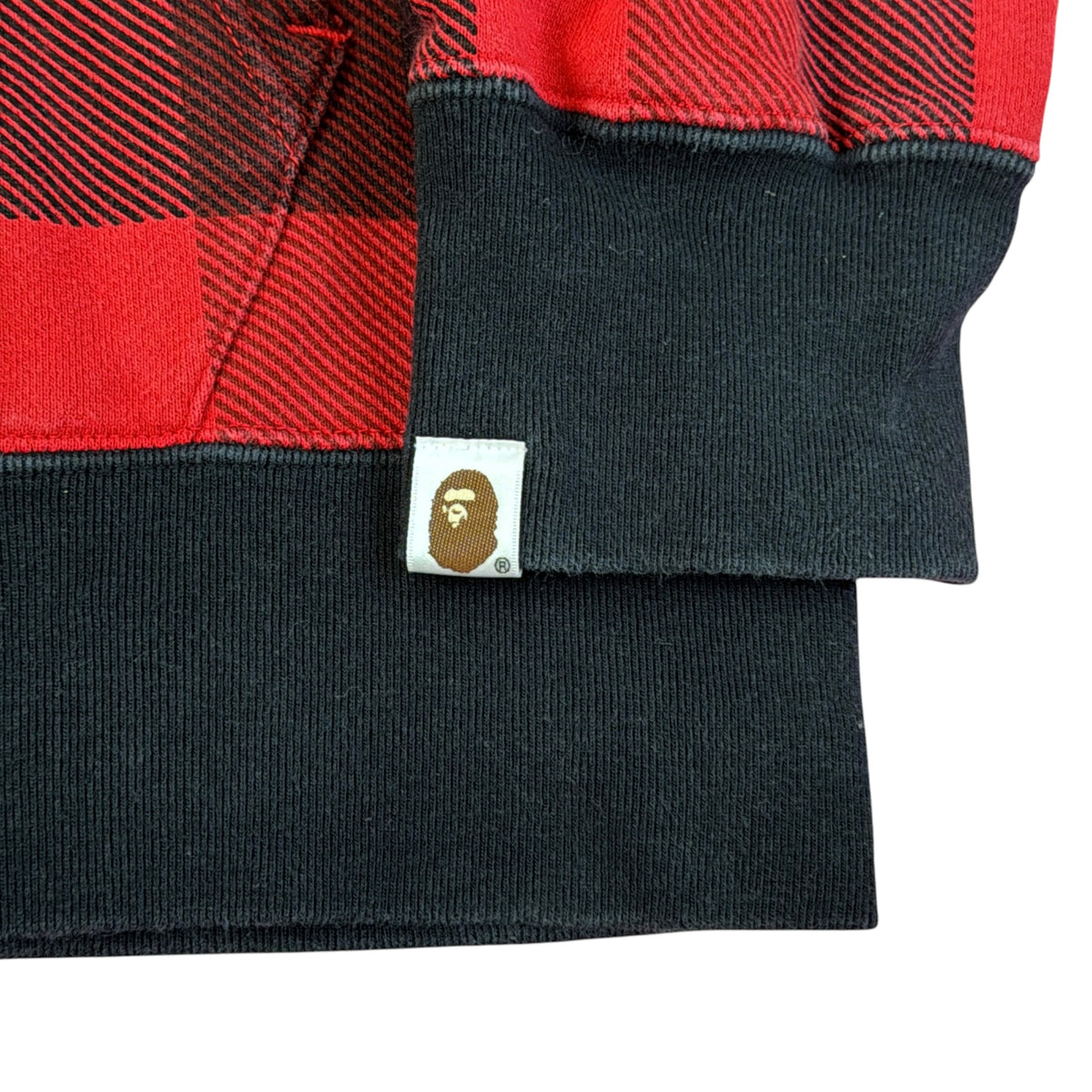 2010 Bape plaid hoodie (Large)