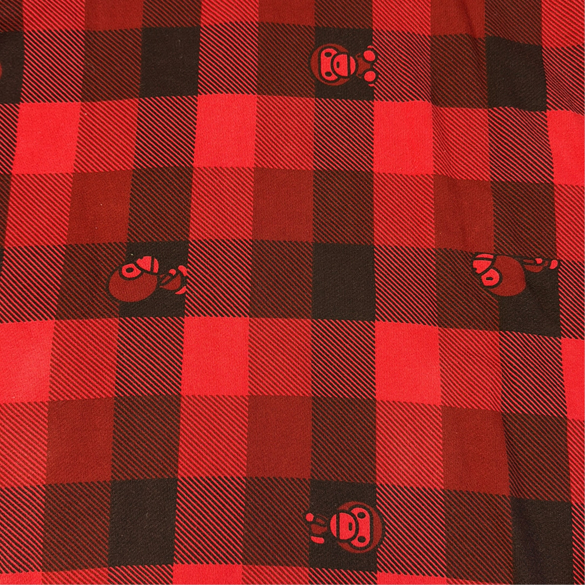 2010 Bape plaid hoodie (Large)