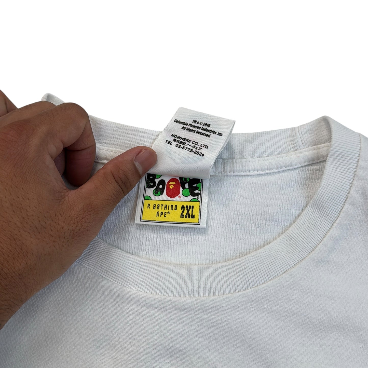2019 Bape x ghostbusters 35th anniversary tee (2XL)