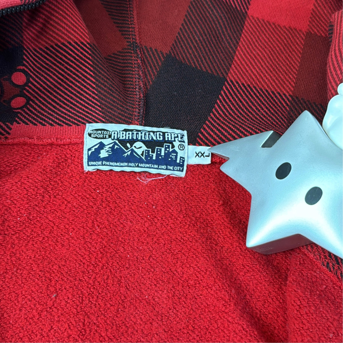 2010 Bape plaid hoodie (2XL)