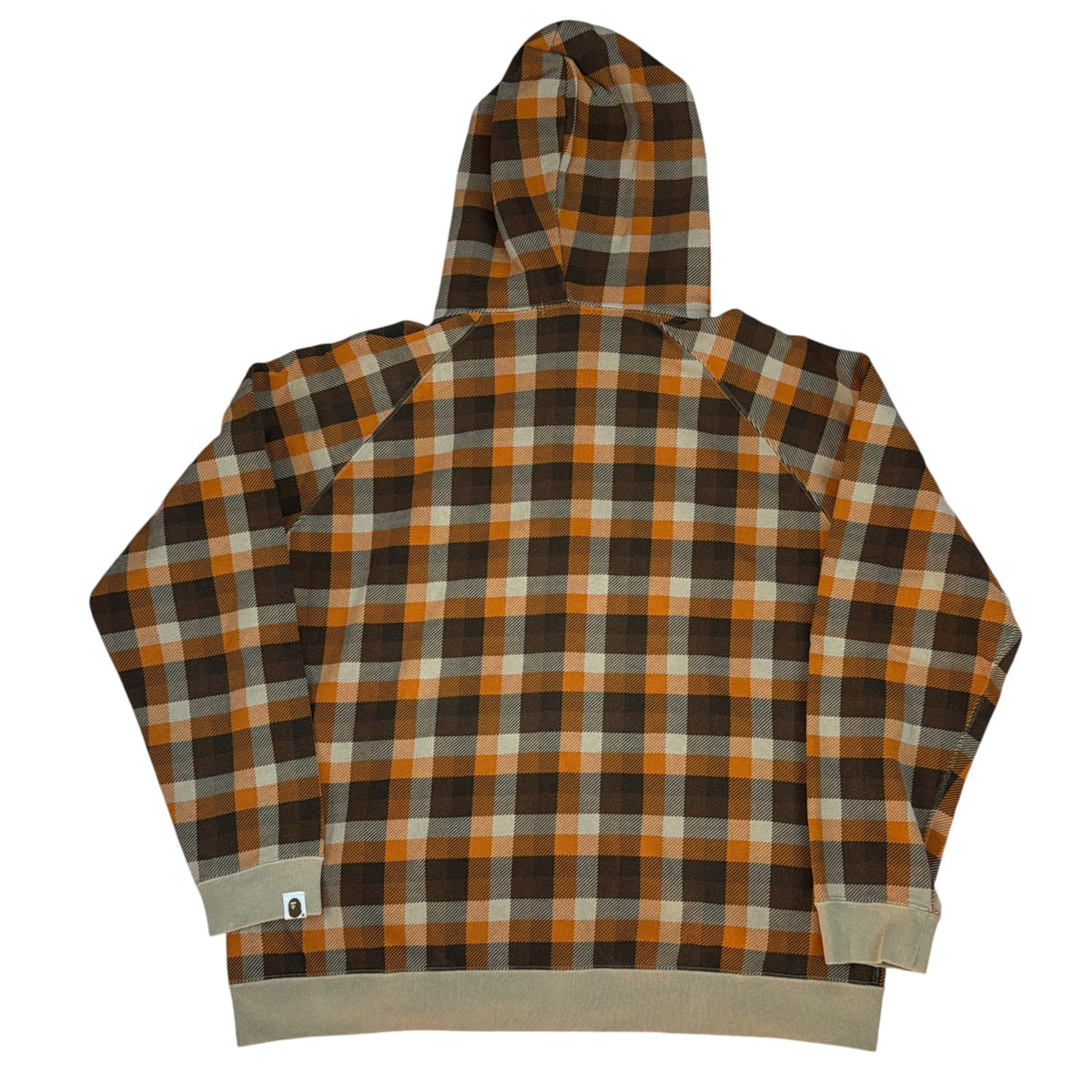 2007 Bape plaid hoodie (Large)