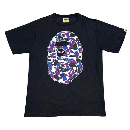2017 Bape store Hong Kong 11th Ann. Swarovski ape head tee (Medium)
