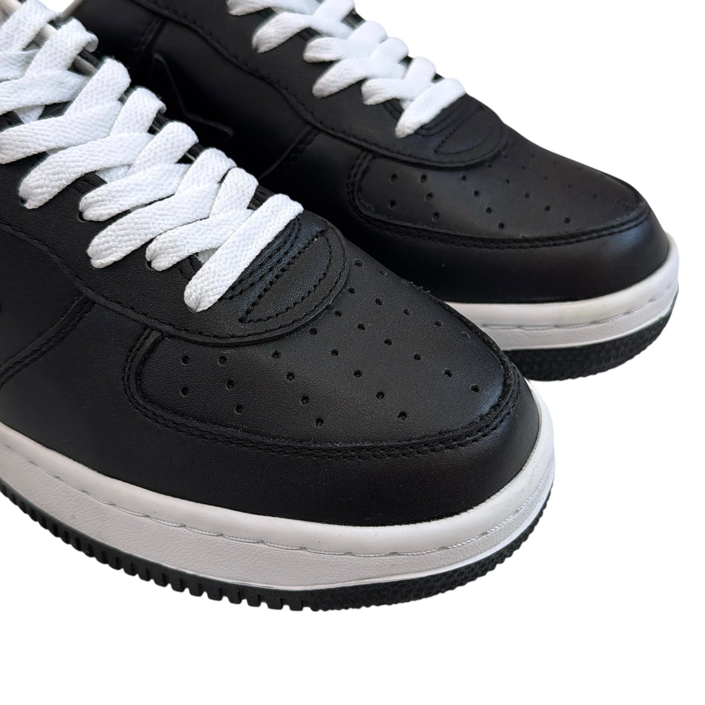 2009 Black leather Bapesta (9.5)