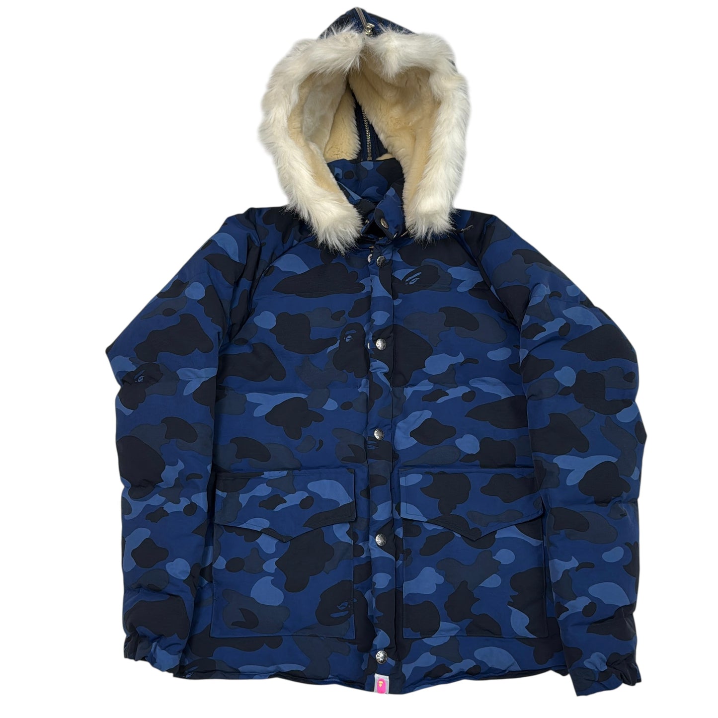 2005 Bape fur hood puffer jacket (XS)