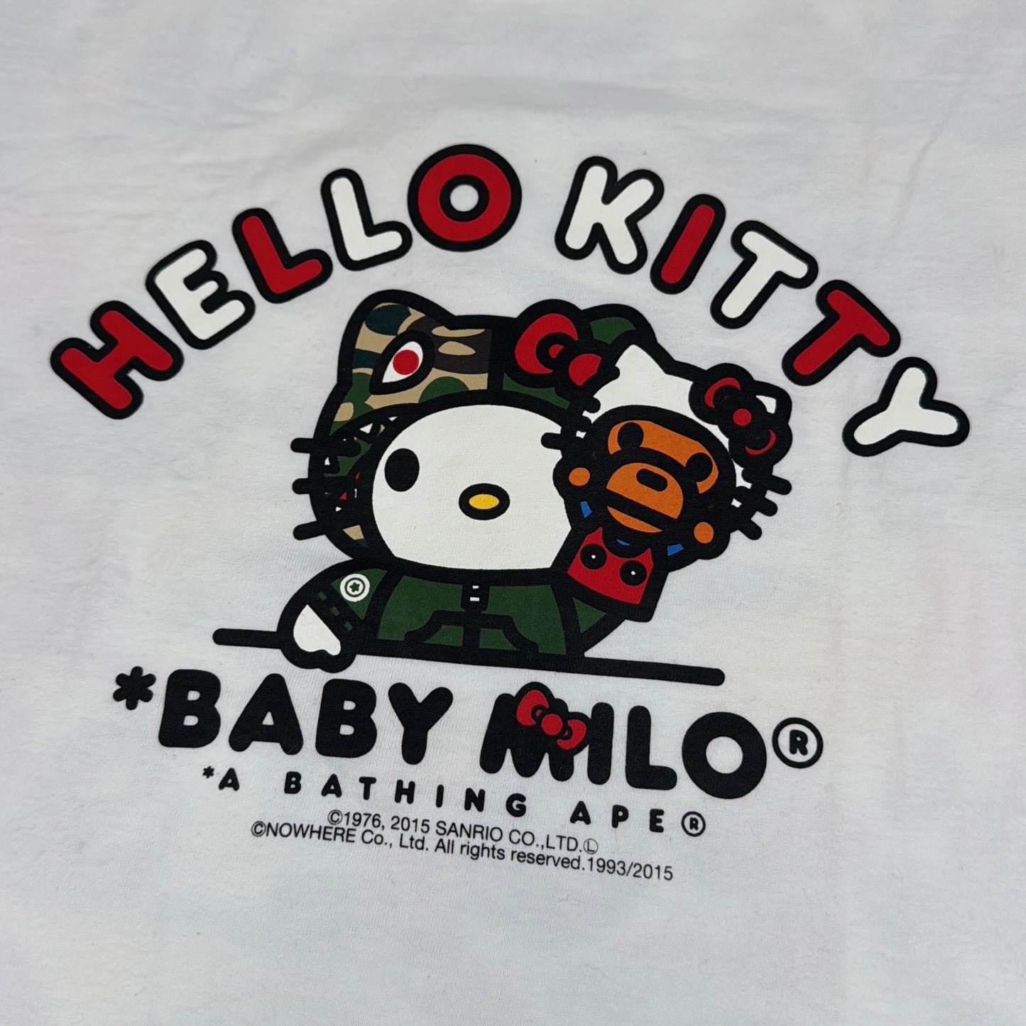 2015 Bape x hello kitty tee (Medium)