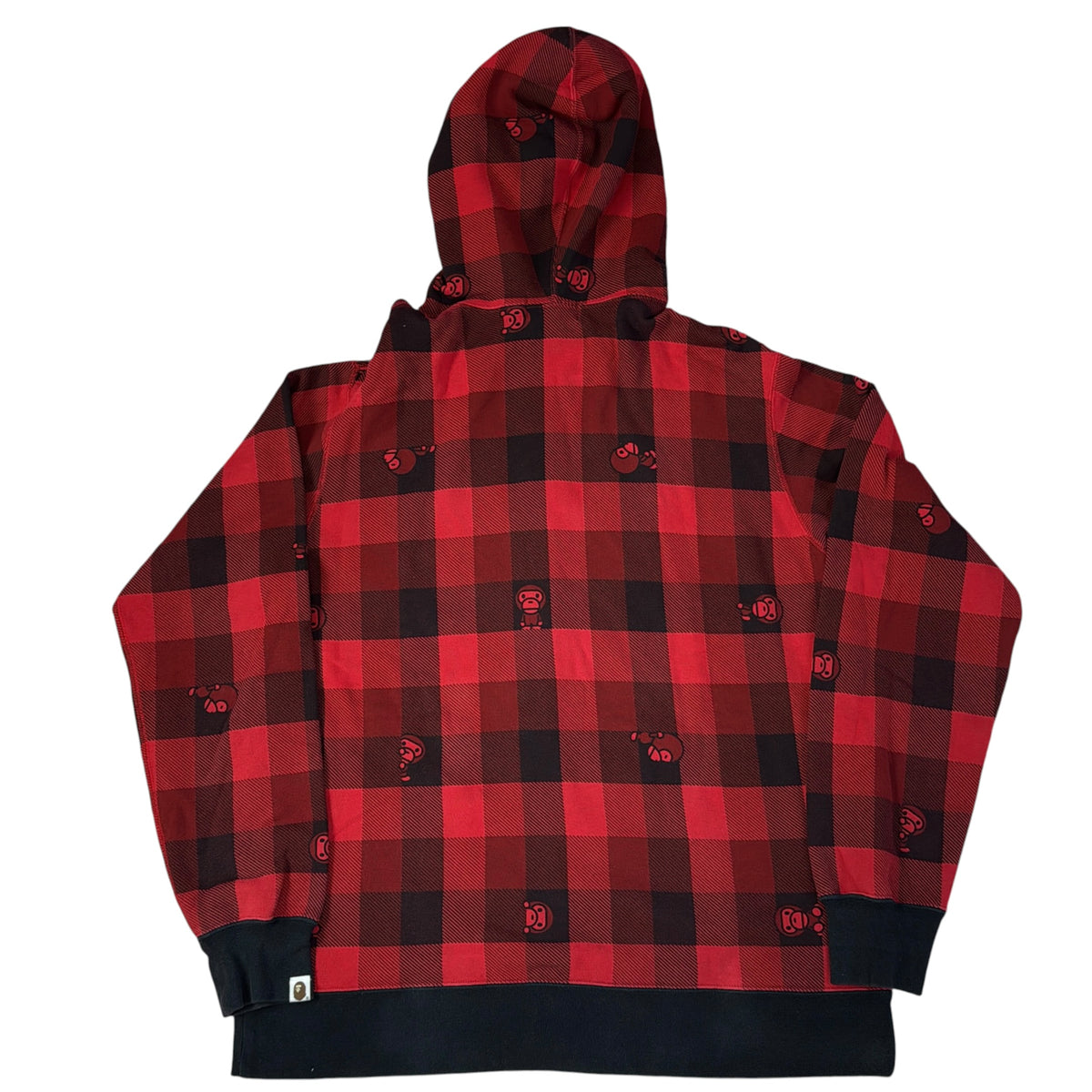 2010 Bape plaid hoodie (2XL)