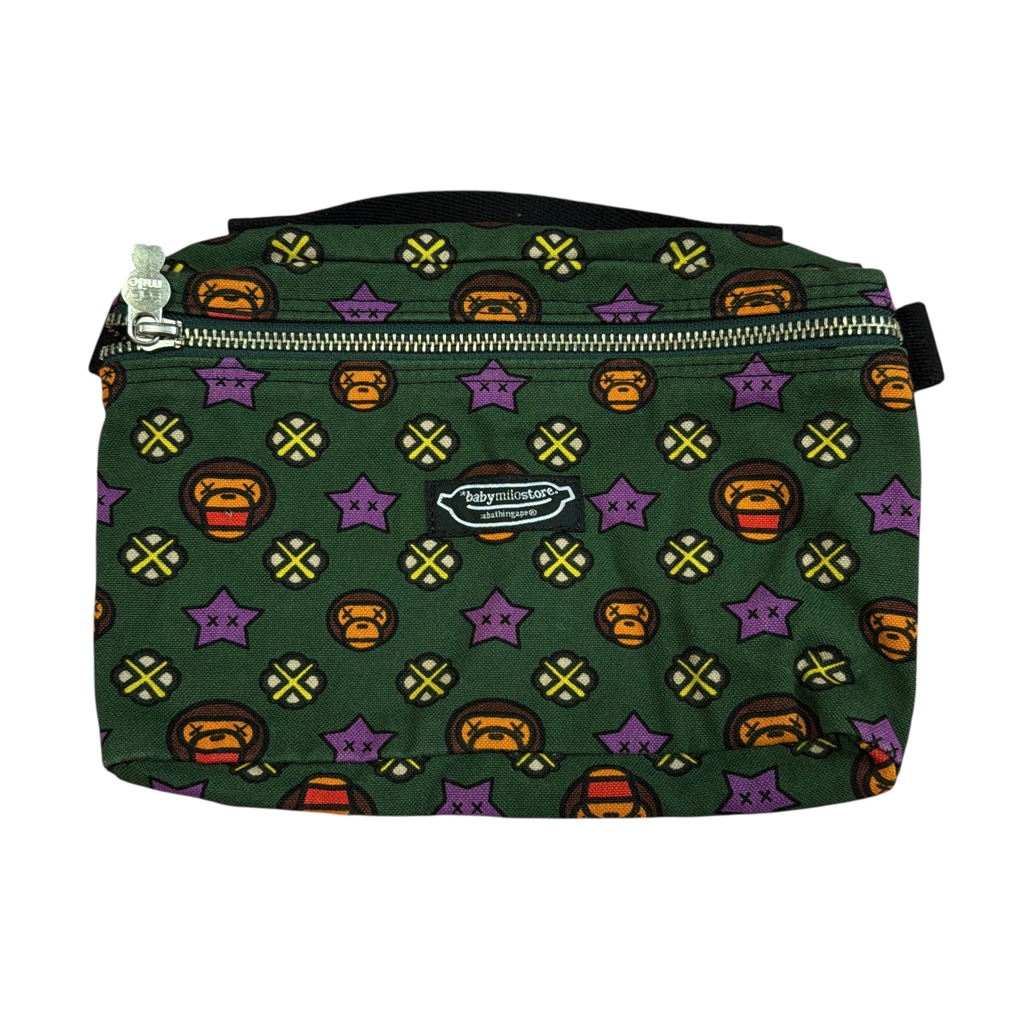 2005 Bape x kaws monogram pouch