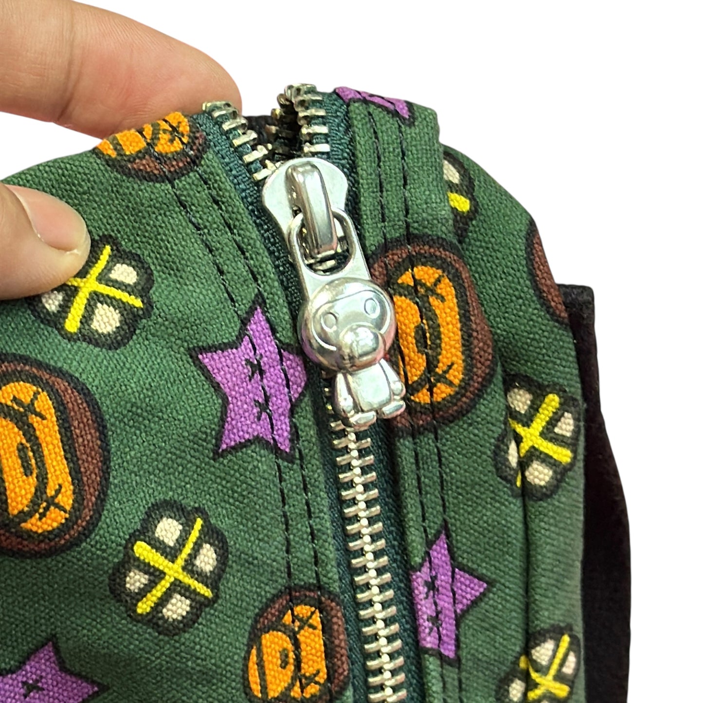 2005 Bape x kaws monogram pouch