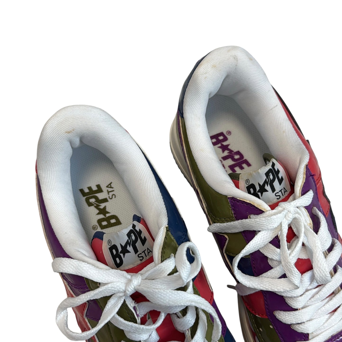 2005 Bape x kaws crazy color chomper Bapesta (9)