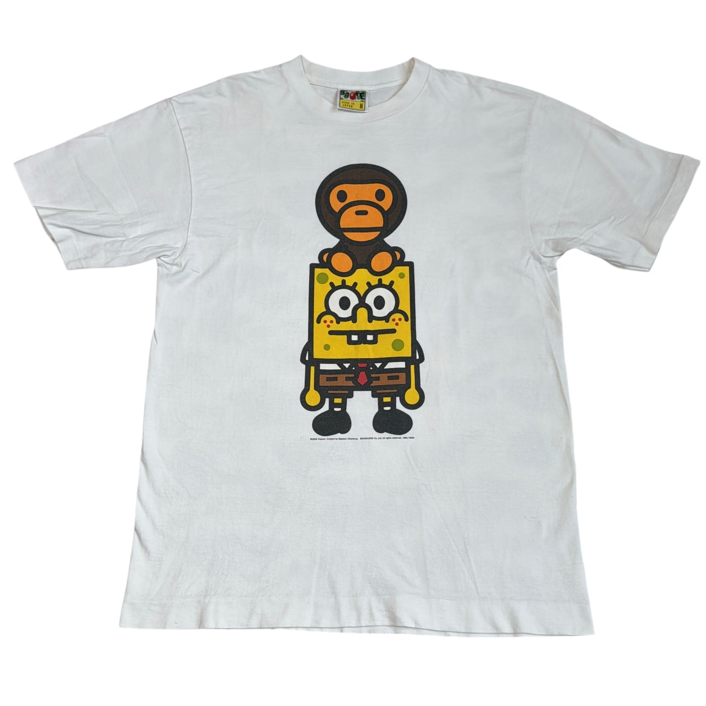 2008 Bape x SpongeBob tee (Medium)