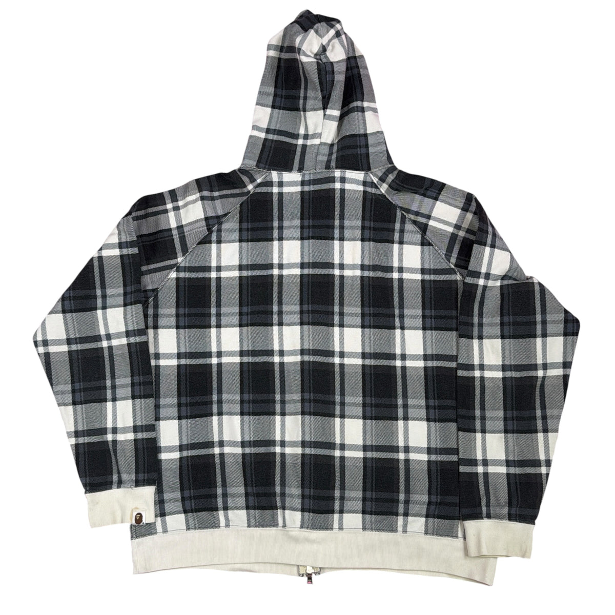 2007 Bape plaid hoodie (Large)