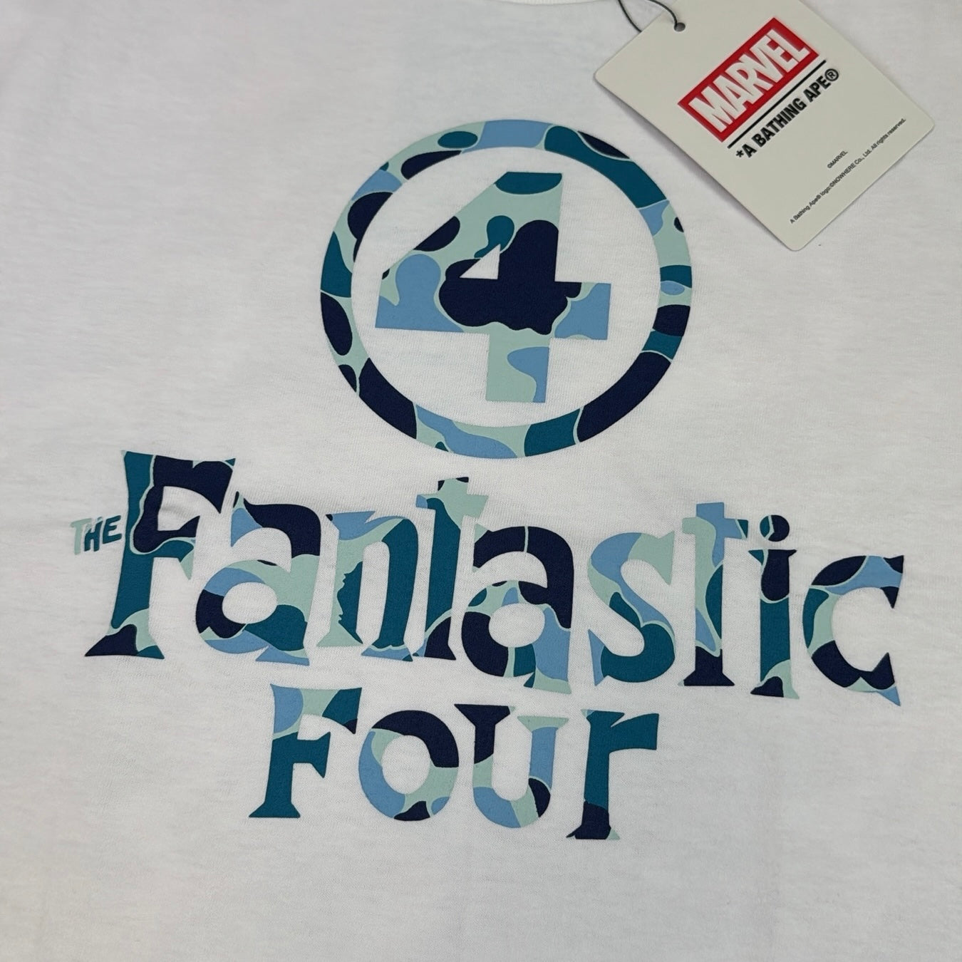 2025 Bape x marvel fantastic 4 shirt (XL)