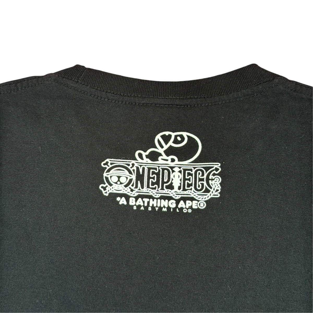 2017 Bape x one piece ape head character tee shirt (Small)