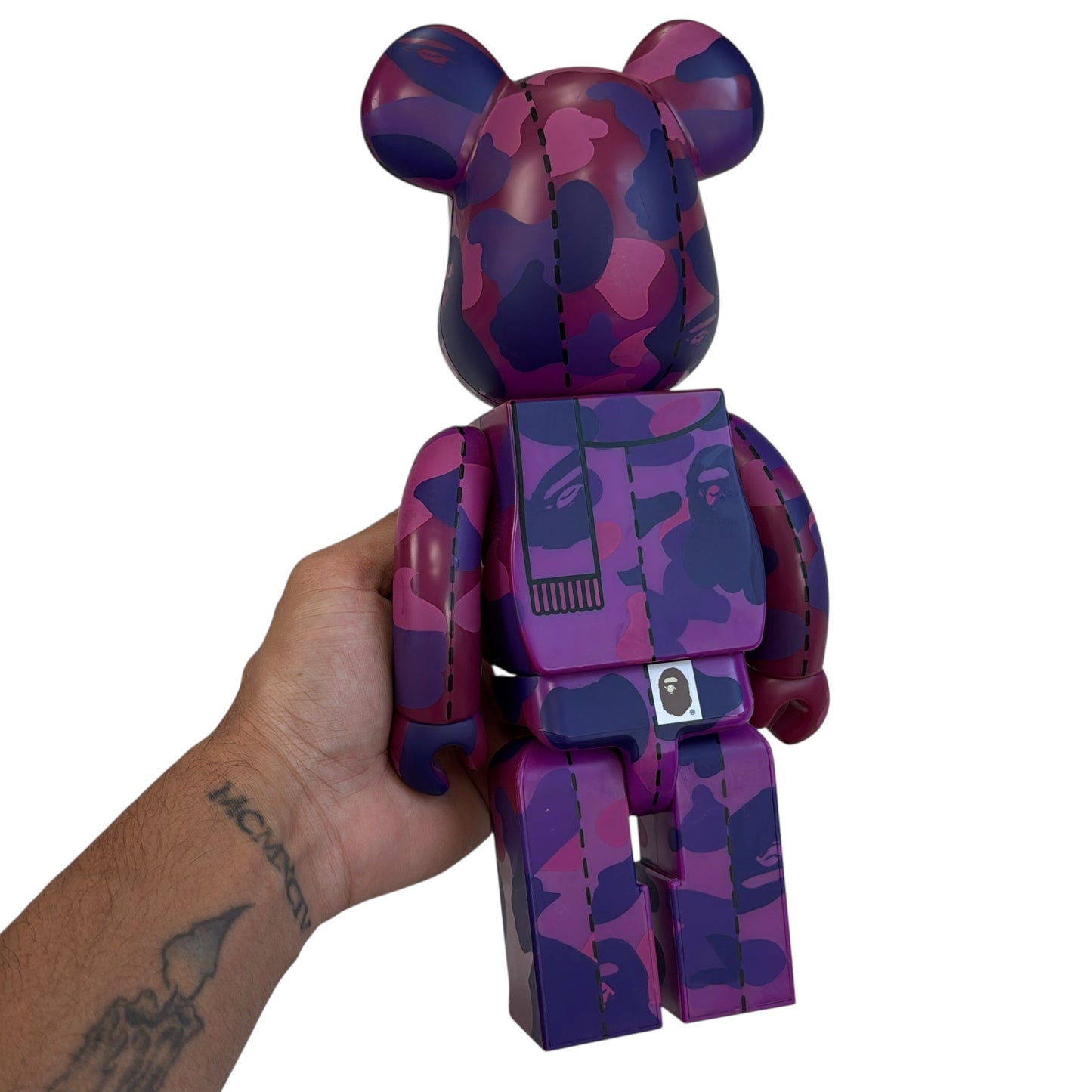 2007 Bape purple camo 400% bearbrick