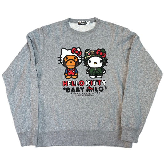 2015 Bape x hello kitty crewneck (Large)