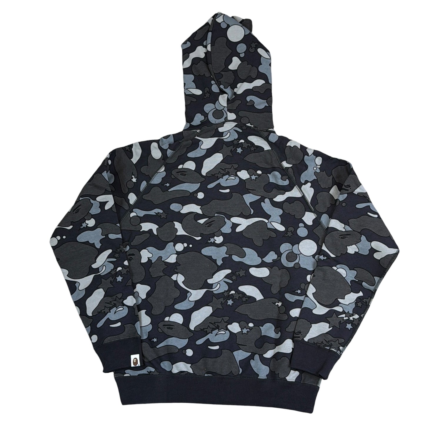 2007 Bape black psyche camo hoodie (Small)
