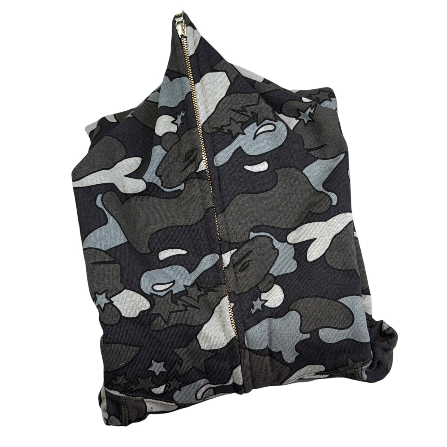 2007 Bape black psyche camo hoodie (Small)