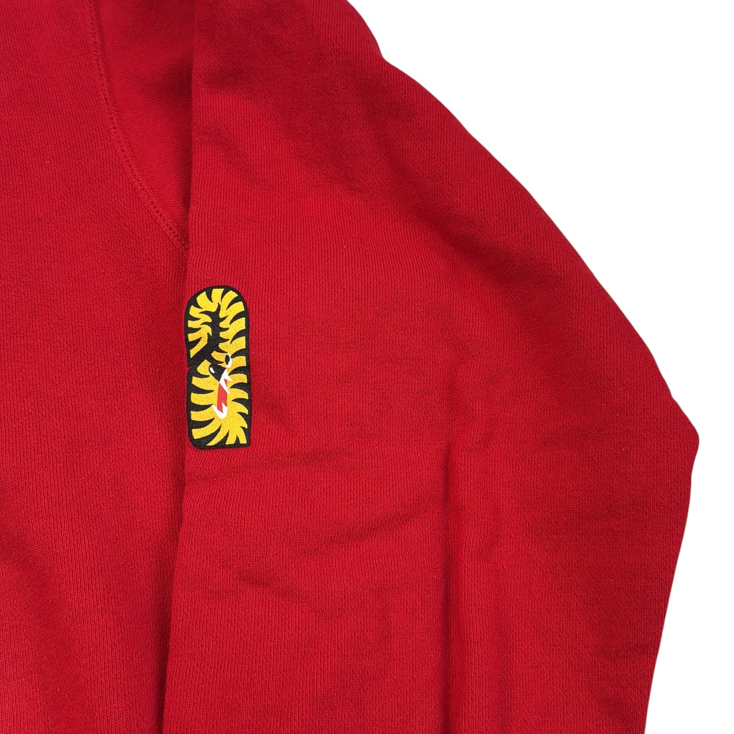 2005 Bape red tiger hoodie (Large)