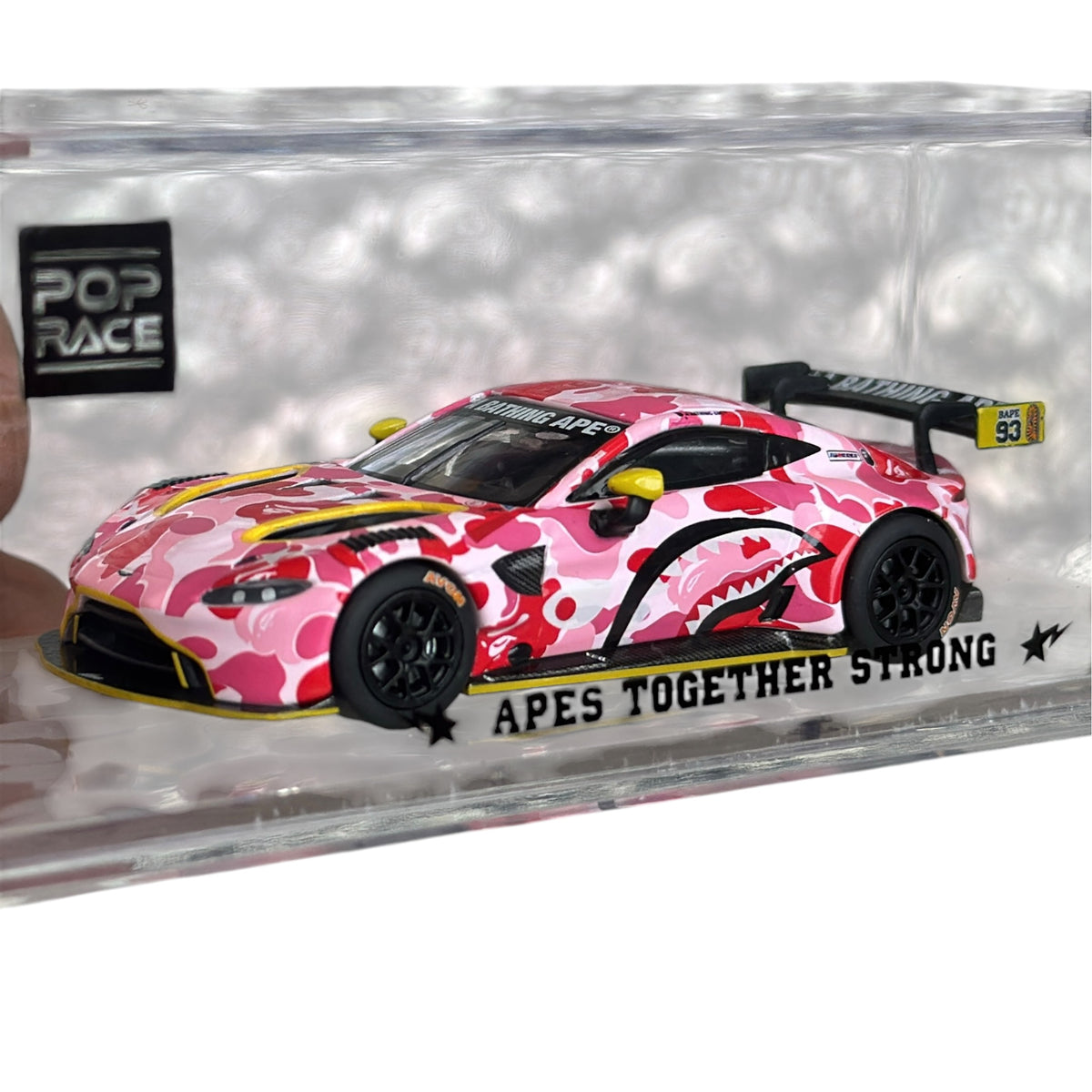 2022 Bape x Aston Martin x pop race car figure