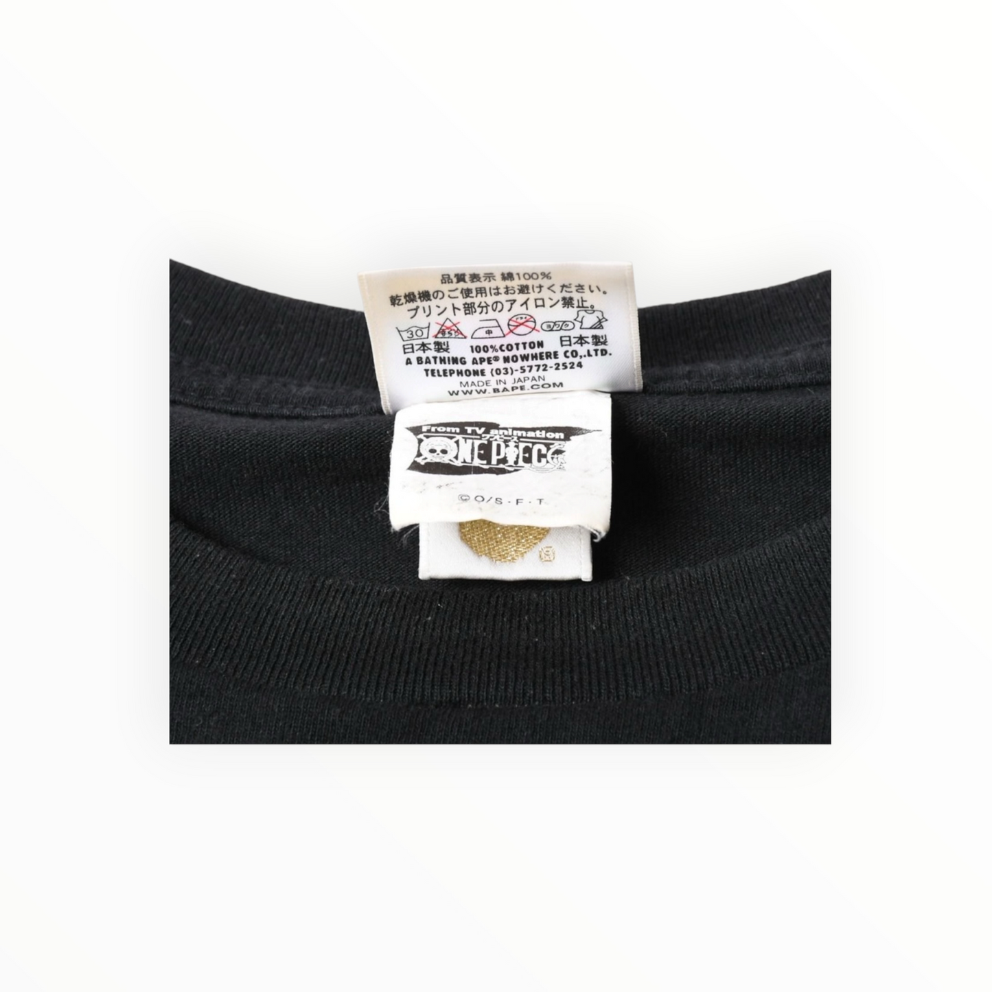 Bape x one piece tee shirt (3XL)